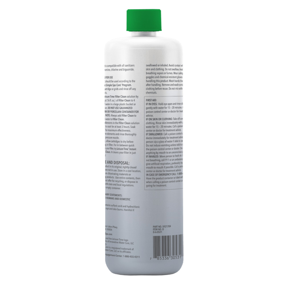 Leisure Time Filter Clean 32oz. (Pack of 2)