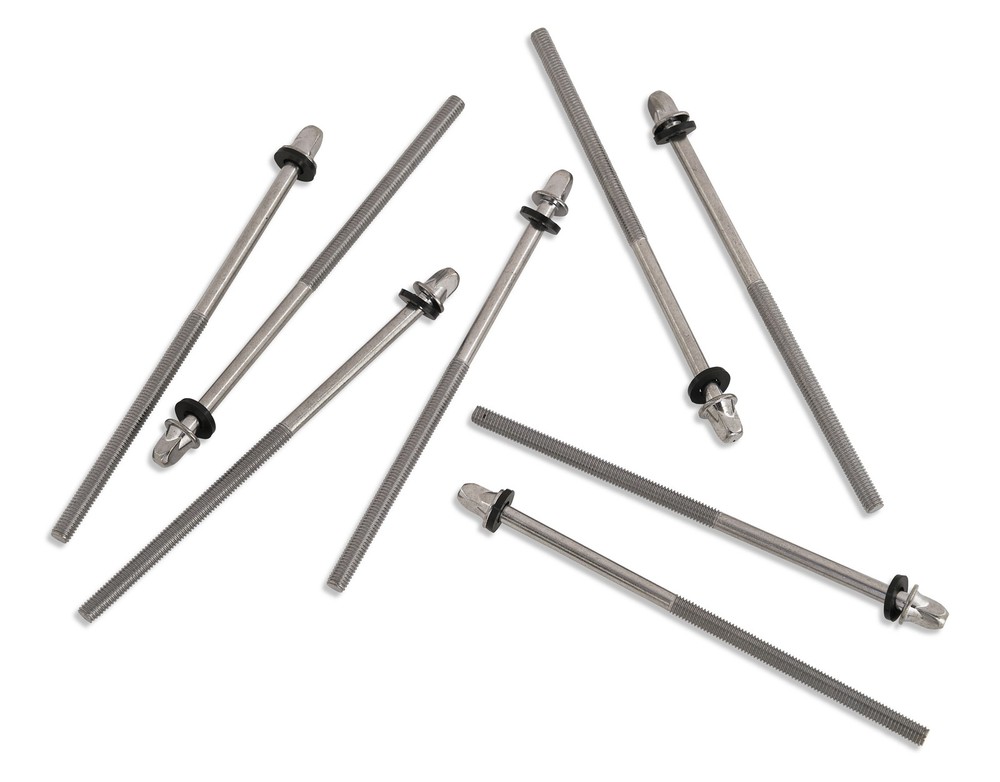 PDP True-Pitch Tension Rods, 110mm, 8 Pack