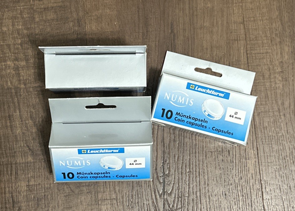 44MM Lighthouse Coin Capsules (10 per box)