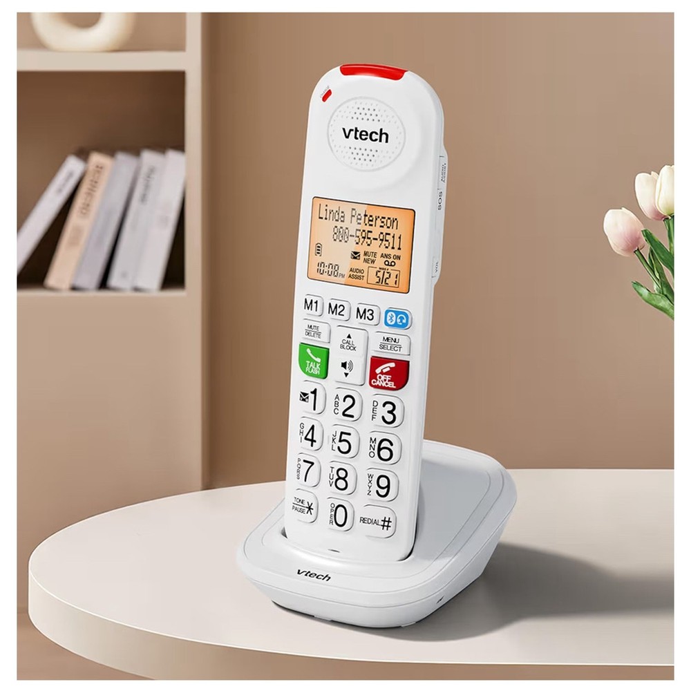 VTech SN5107 Amplified Additional Handset with Big Buttons Display SN5127