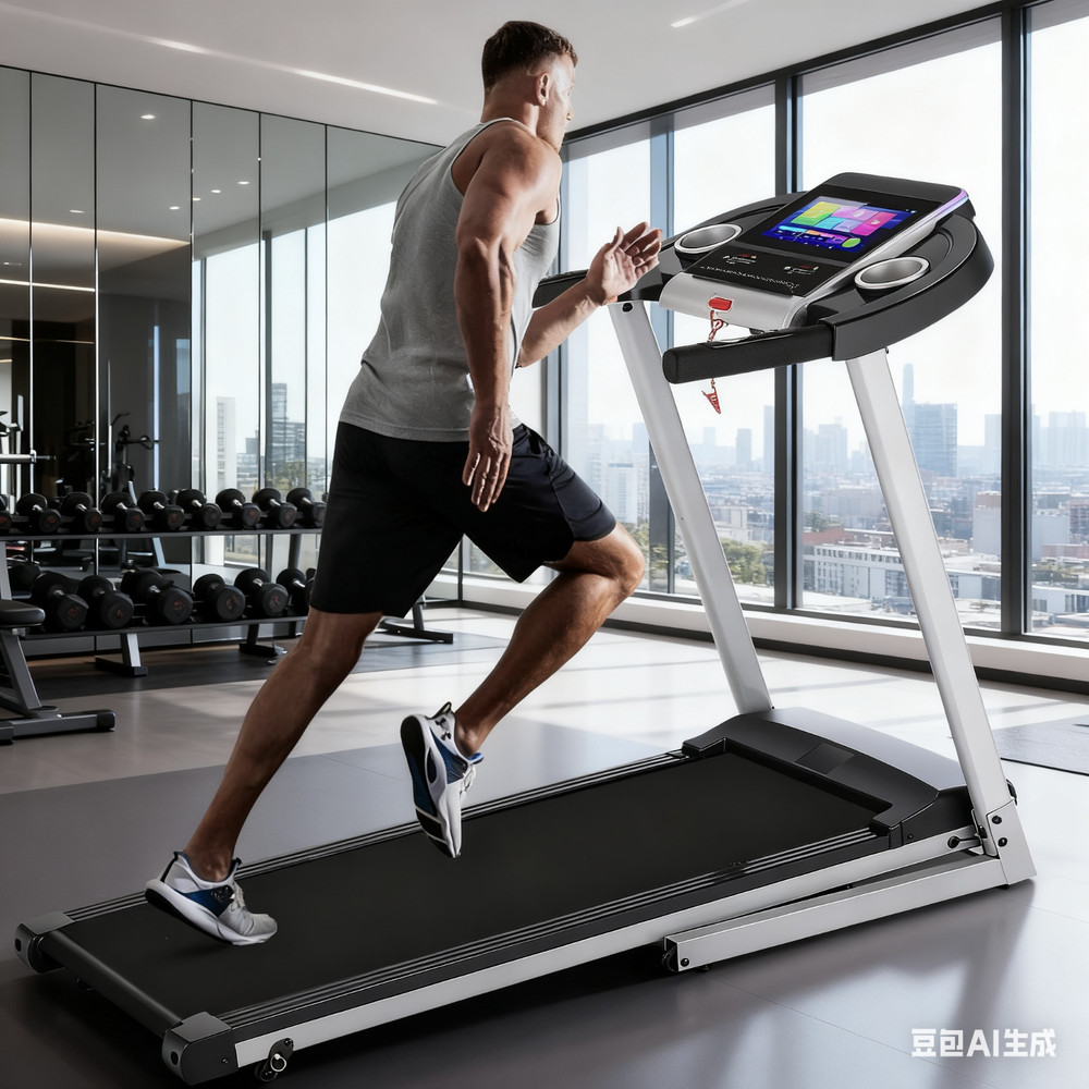 3.25 HP Folding Treadmill with Incline Running/Jogging Machine with 36 Programs~