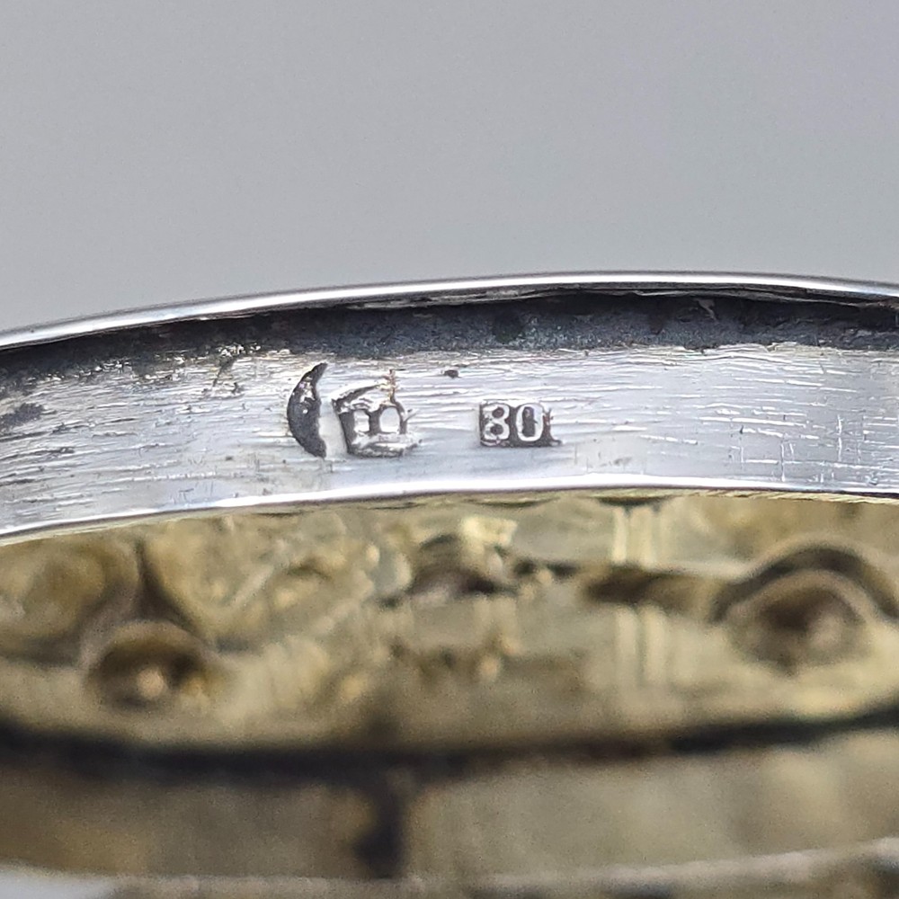Antique Dutch 800 Silver Pill Box Snuff Box