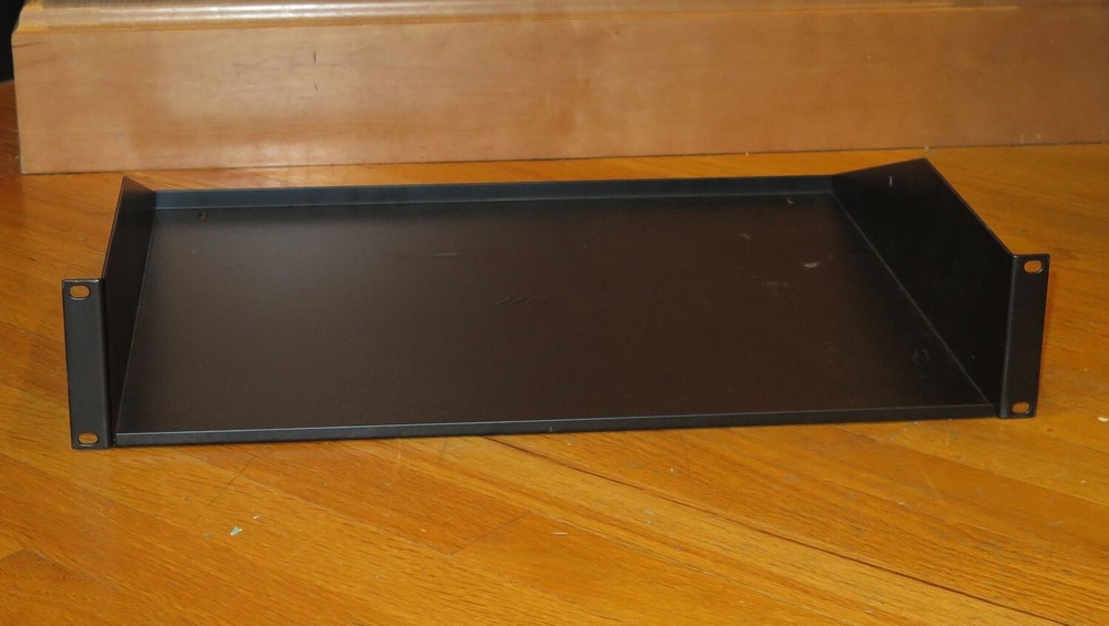 Middle Atlantic Products 2U 19" x 14.5" Solid Bottom Rackmount Shelf - U2 Black