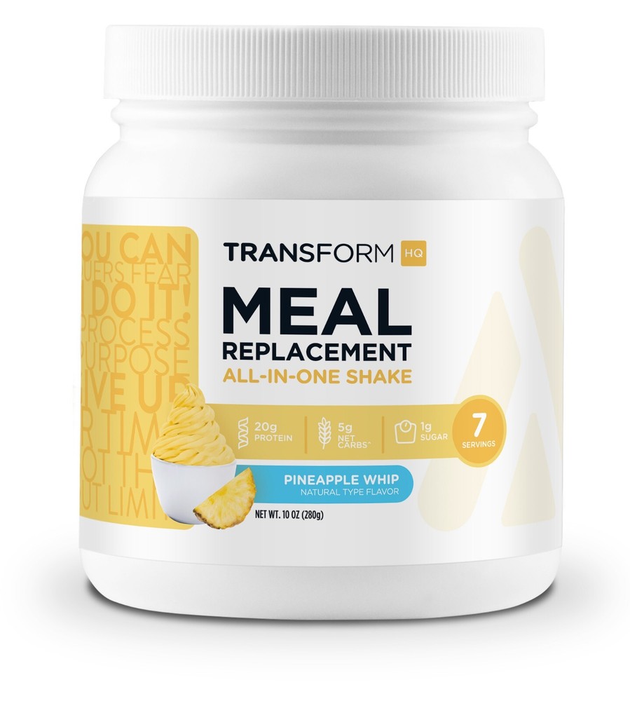 TransformHQ Meal Replacement Shake Powder 7 Servings (Pineapple Whip)