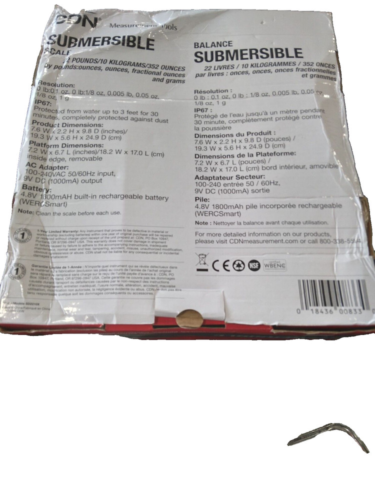 Submersible Scale CDN Water Proof Scale