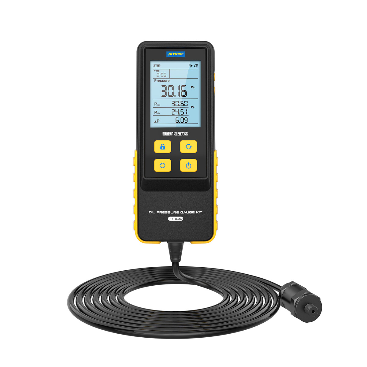 Oil Pressure Tester Kit Tool 0-426 PSI Engine Oil Pressure Tester Digital Gauge