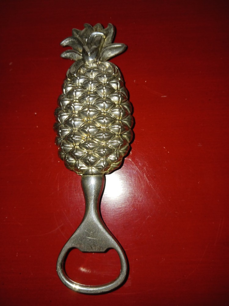 Silver Pineapple Shaped Bottle Opener