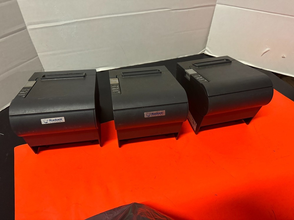 3X Epson TM-T88IV M129H POS Receipt Printer / NO AC ADAPTER UNTESTED