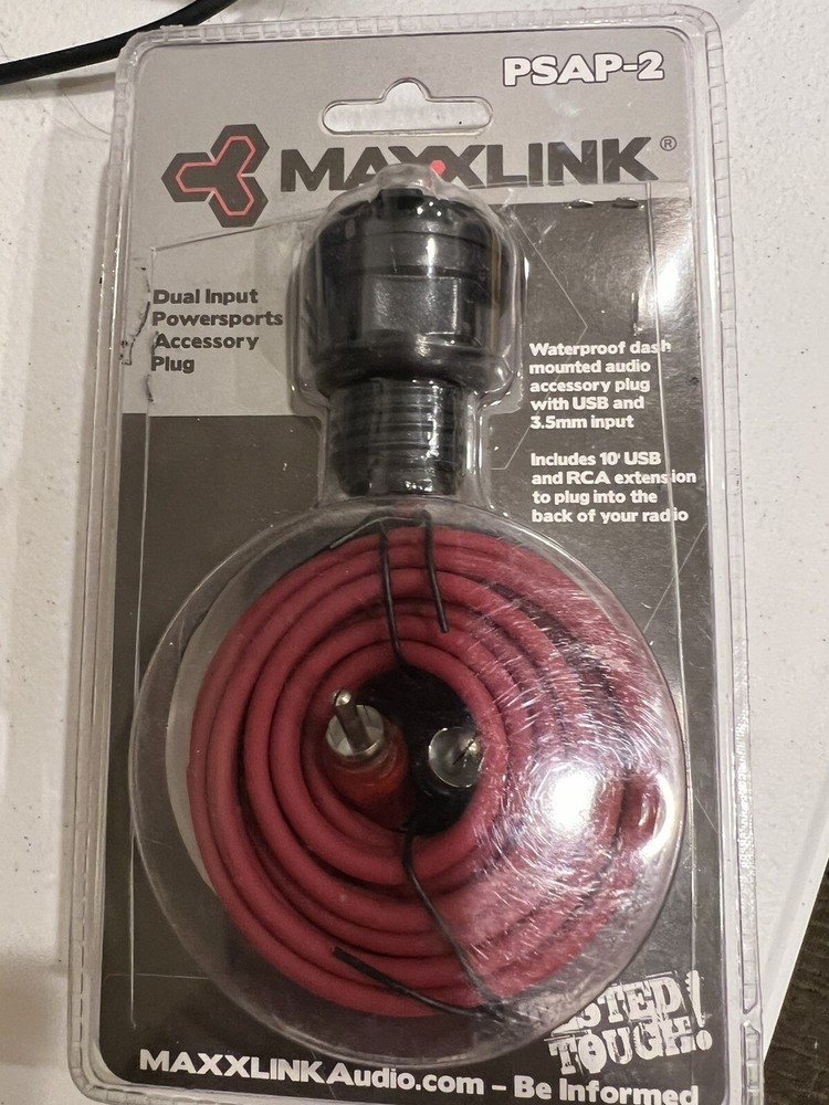 MB Quart PSAP-2 Waterproof dash mounted USB and 3.5mm input