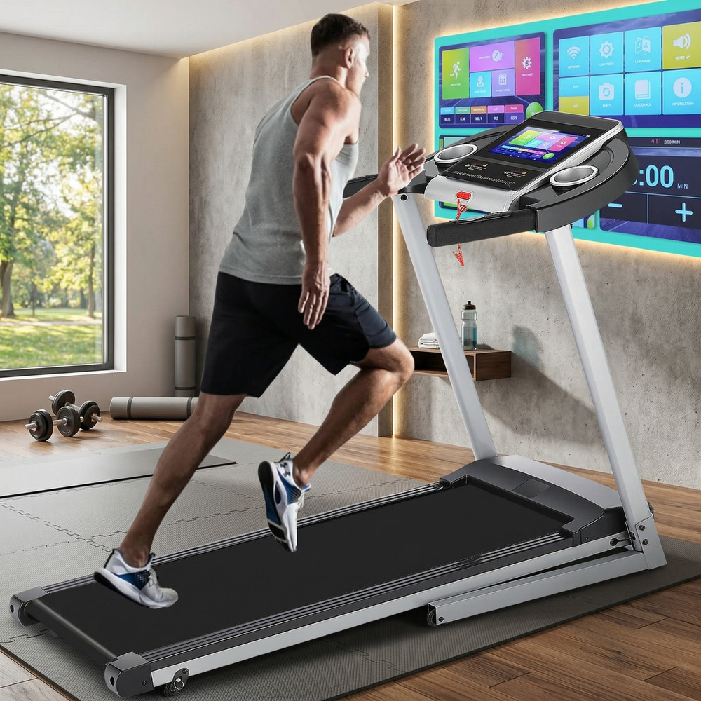 🤸🏻 3.25HP Super Quiet Running Machine with 36 built-in programs Treadmill🤸🏻