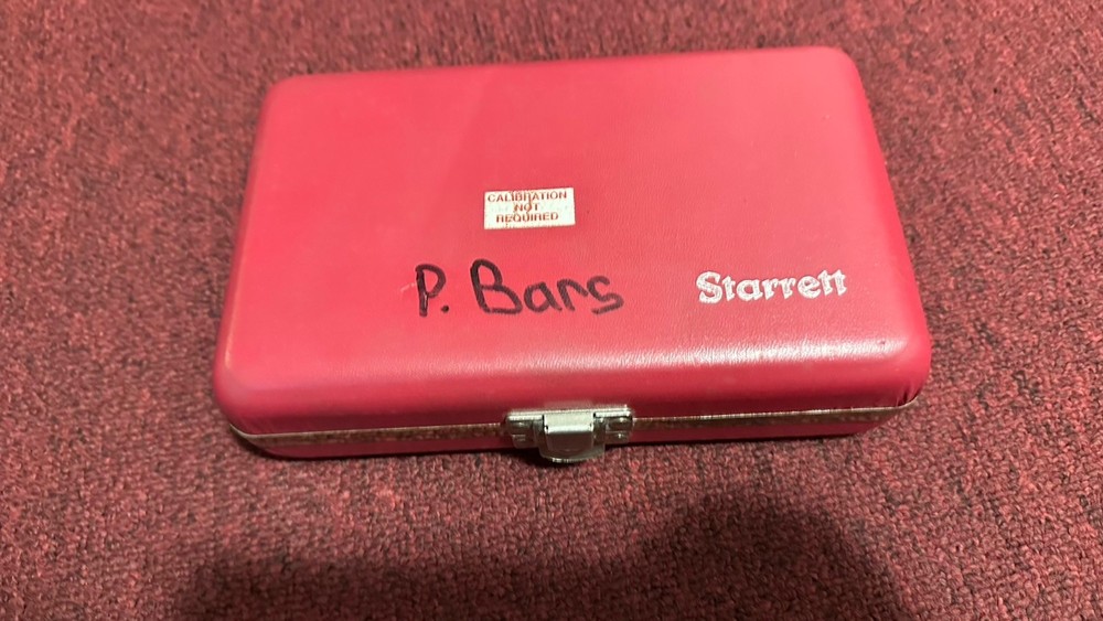 STARRETT 384 PRECISION PARALLEL SET MACHINIST TOOL MAKER GRIND INSPECTION