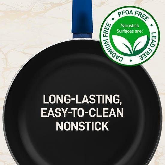 Nutrichef Kitchenware Pots & Pans Set-Stylish Cookware, Non-Stick Coating