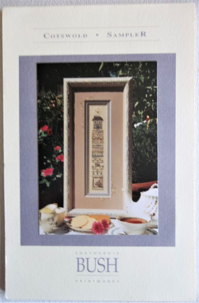 Shepherd's Bush COTSWOLD SAMPLER Cross Stitch, Pattern Only - Vtg 1998