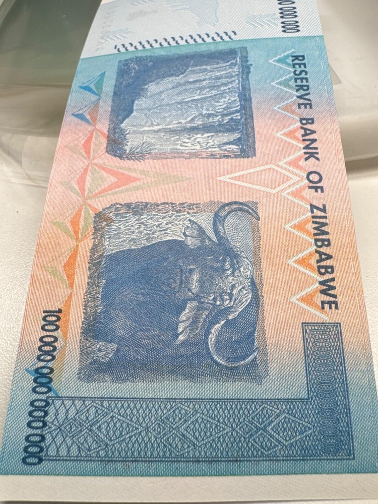 🔥 10-Pack Zimbabwe 100 Trillion Dollar Banknotes – UNCIRCULATED 🔥