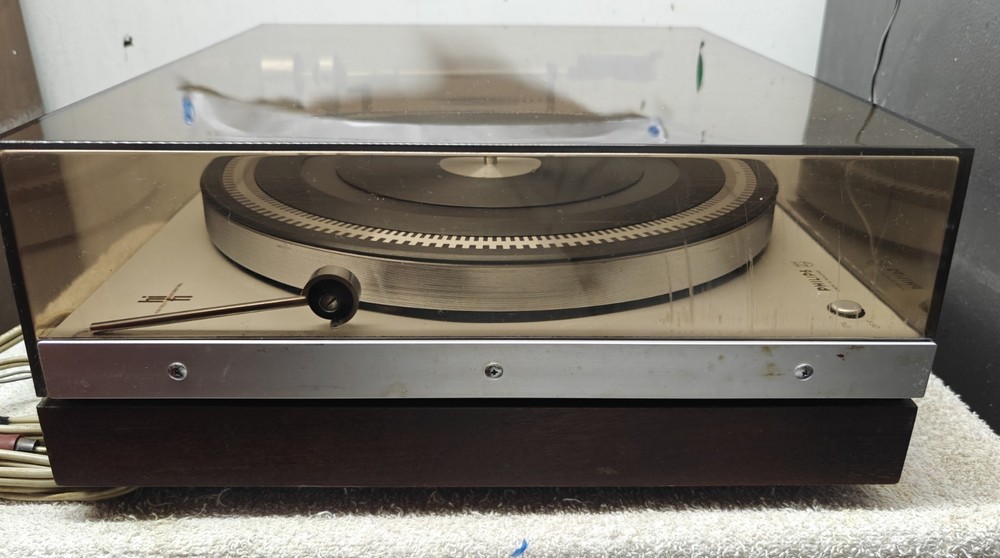 Vintage Philips 212 Electronic Turntable Record Player - Partially Working*READ*