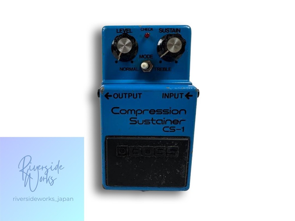 Junk BOSS Compression Sustainer CS-1 Silver Screw