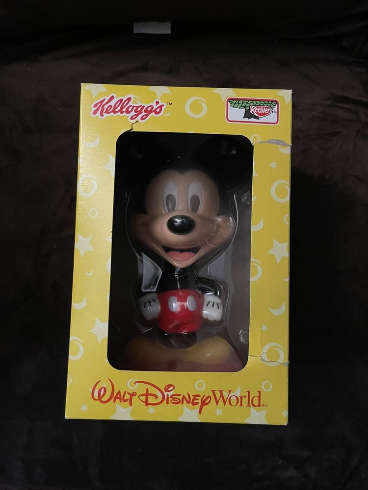 Walt Disney World Resort Bobble Head Mickey Mouse 2002 Kellogg's