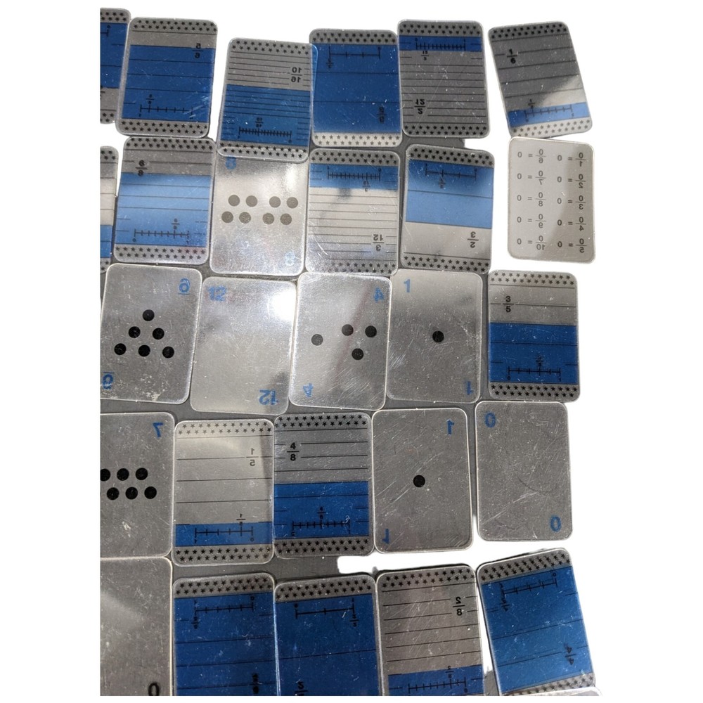 Overhead Math Manipulatives Dominoes Teaching Tiles