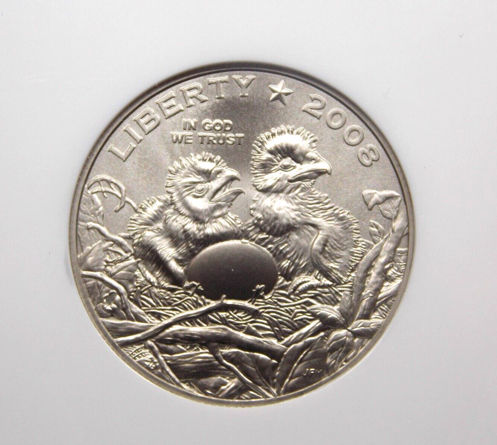2008 "S" Commemorative *BALD EAGLE* Half Dollar 50c NGC MS70 #261 ECC&C, Inc.