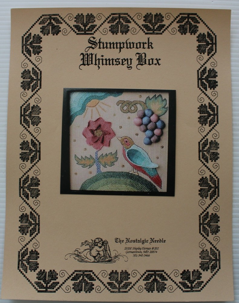 Stumpwork Whimsey Box - by Nostalgic Needle