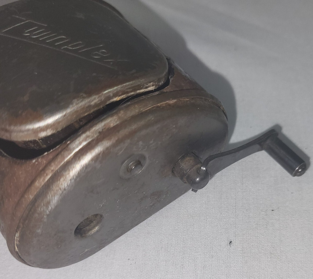 Vintage Rustic Twinplex Stropper Safety Razor Double Edge Blade Hone Sharpener