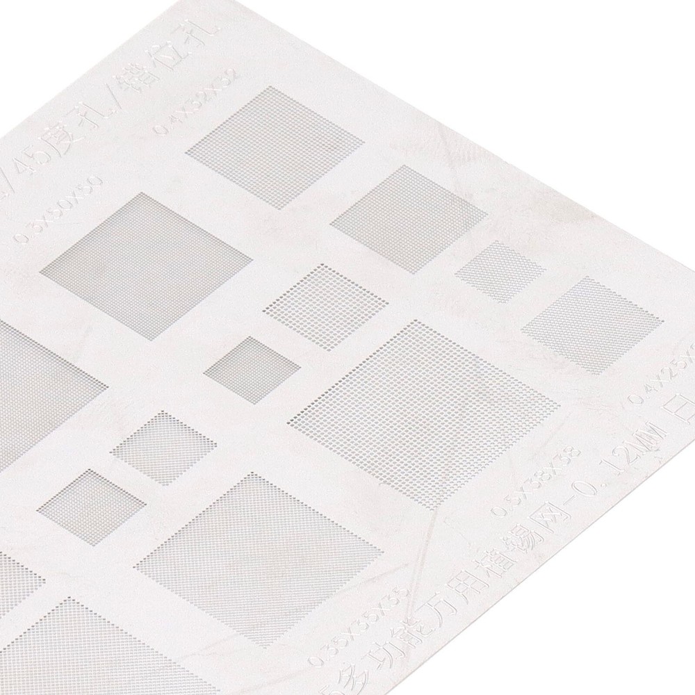 Universal BGA Reballing Stencil Multifunctional Tin Mesh Solder Template