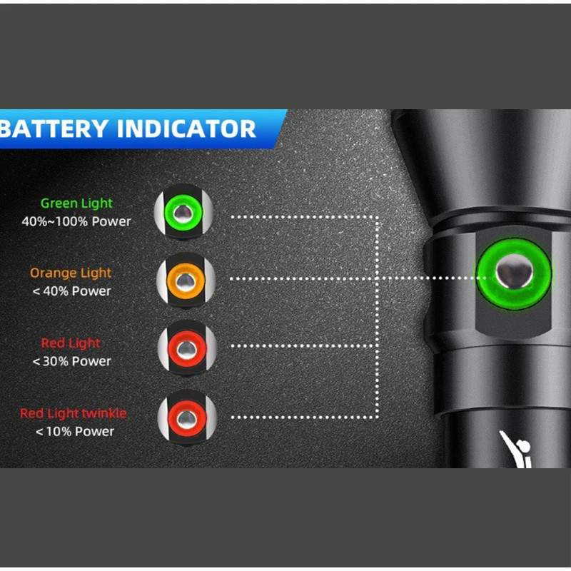 Dive Lights Scuba P70 LED Diving Flashlight Underwater Light Diving Torch