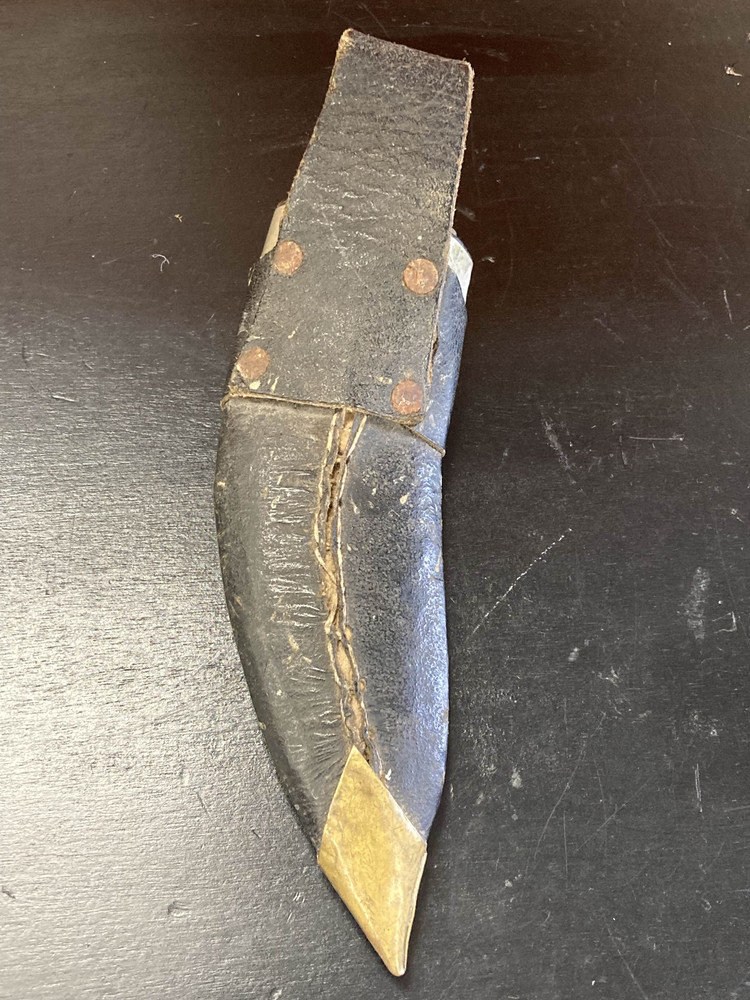 Antique Coin Decorated Kukri Sheath