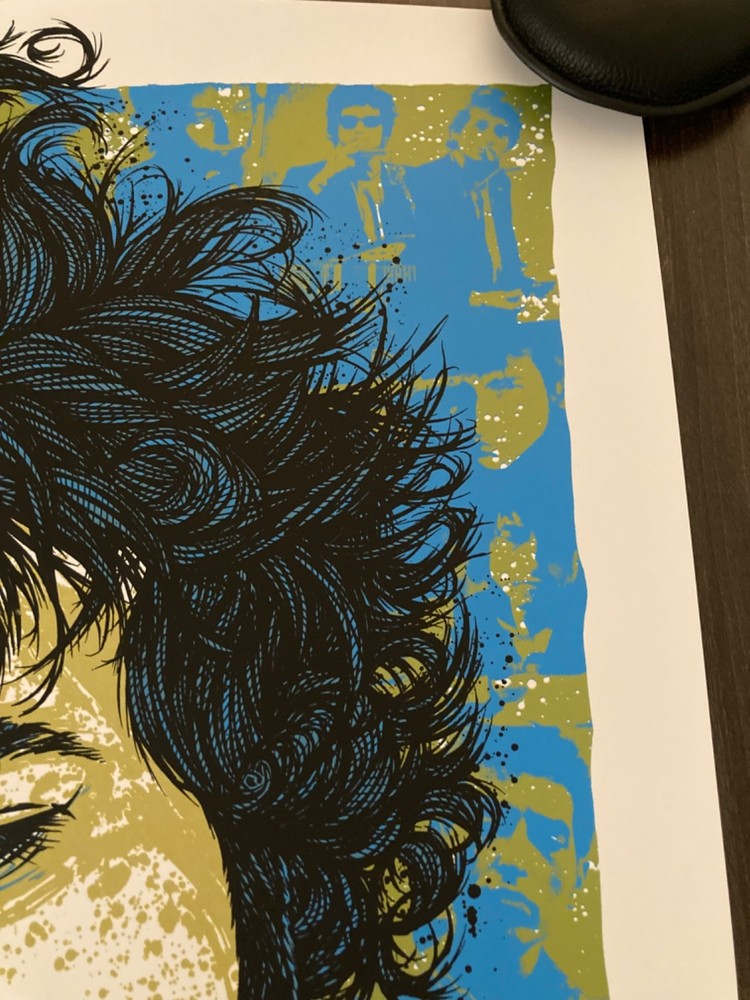 Bob Dylan Official Concert Poster Nashville TN 2010 Signed Numbered Rhys Cooper