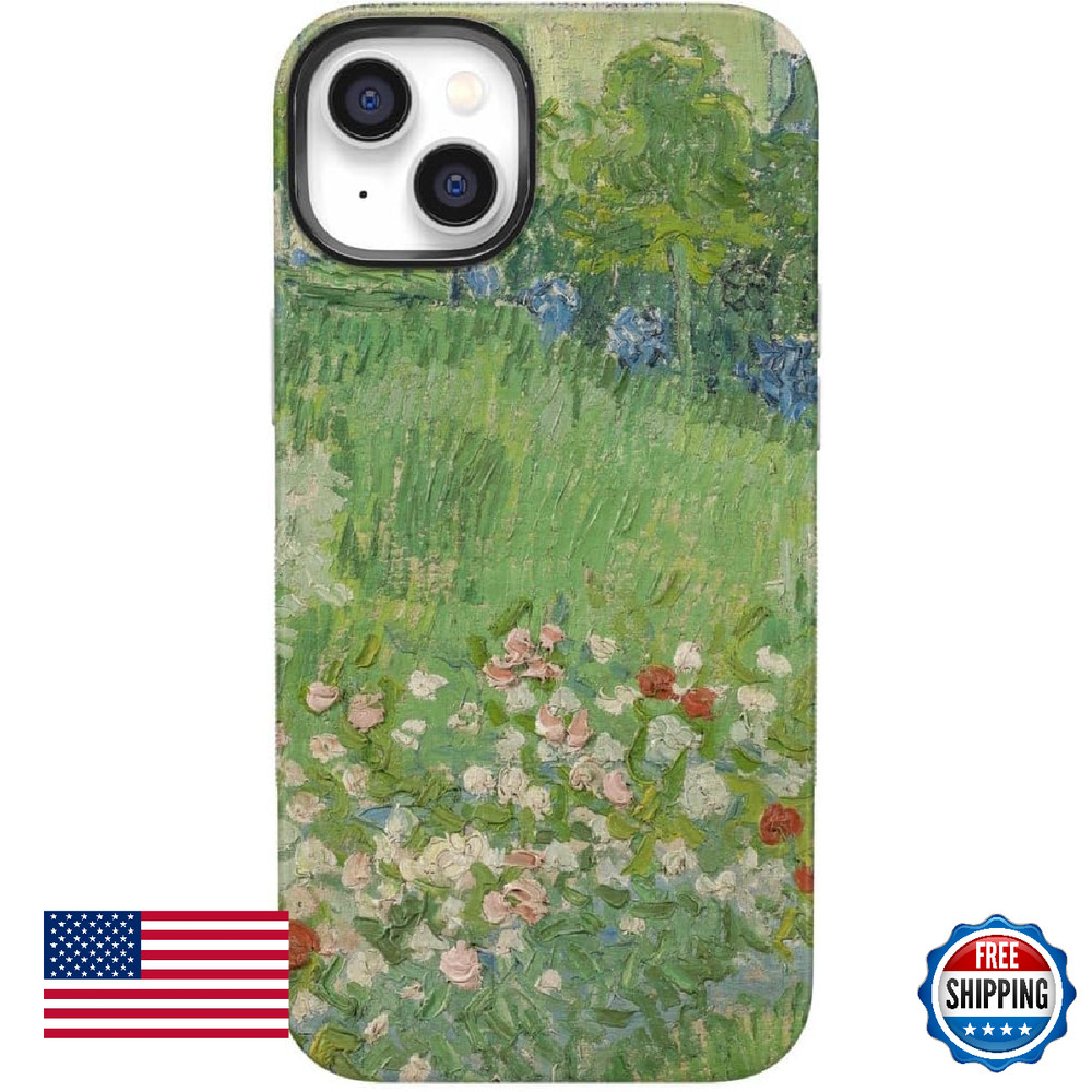 Casely iPhone 14 Case | Van Gogh | Daubigny's Garden | Protective