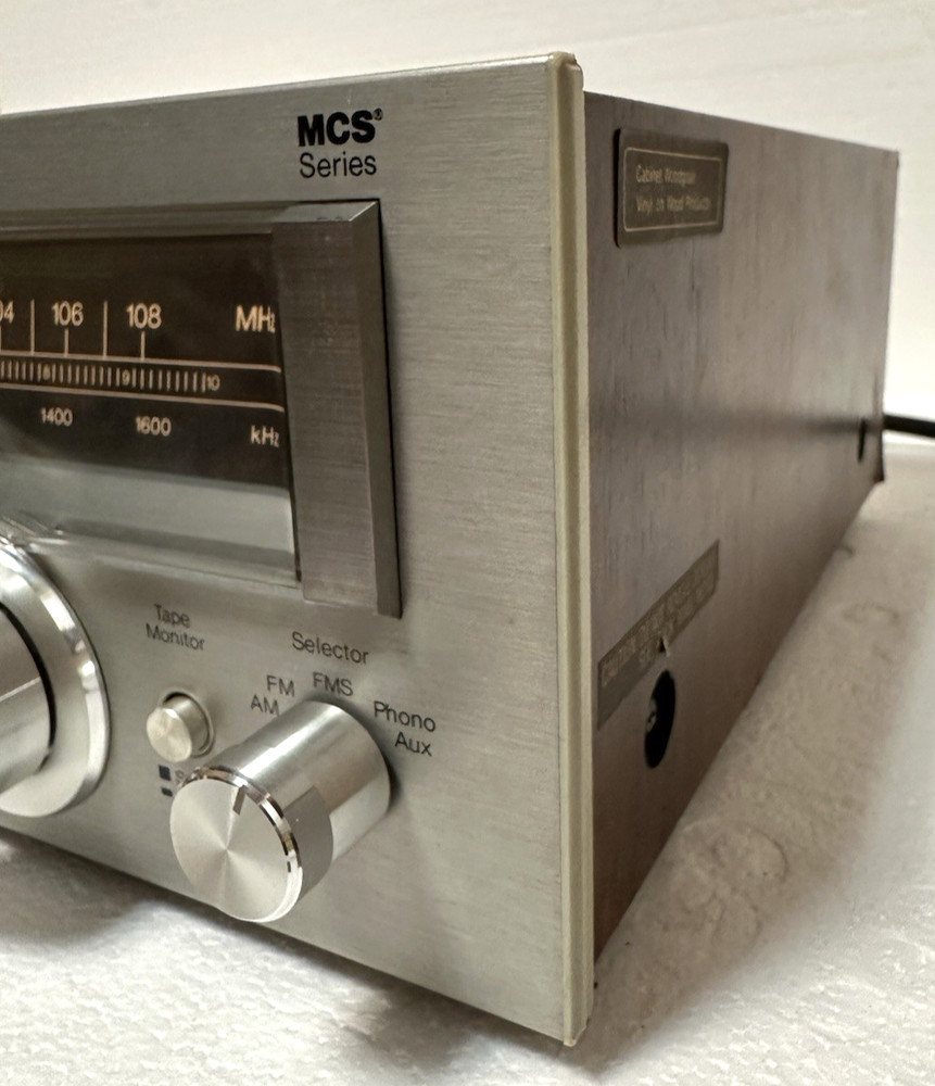 MCS MODULAR COMPONENTS SYSTEM RECEIVER 3225 Tested & Working!