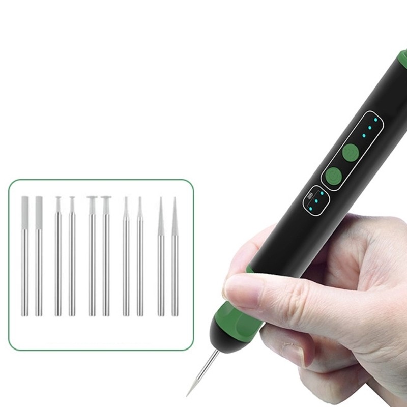 Variable Speed Mini Engraving Pen Low Vibration Design For Delicate Electronics