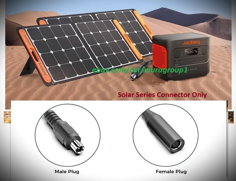 DC8020 Solar Series cable fits Jackery E1000 Pro-E3000 Pro & SolarSaga 200 Panel
