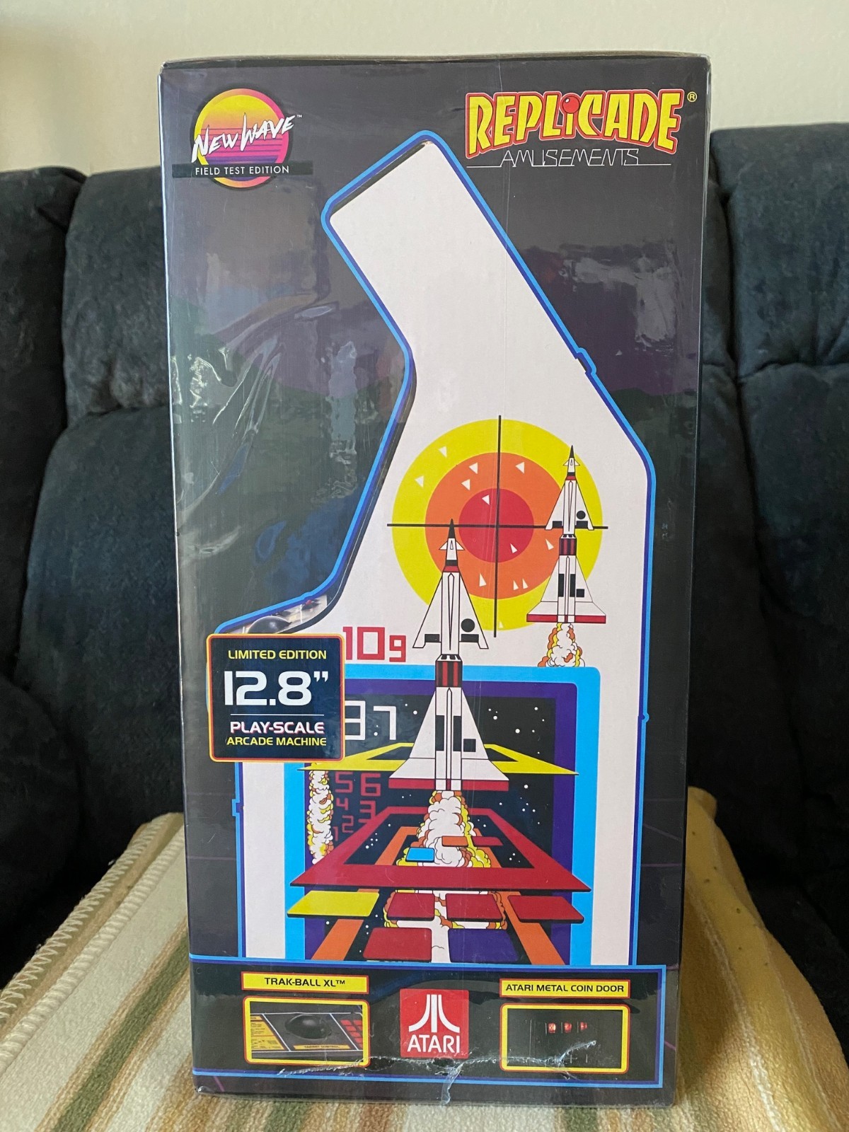 NEW WAVE TOYS MISSLE COMMAND REPLICADE FIELD-TEST EDITION Atari Arcade 1/6 Scale