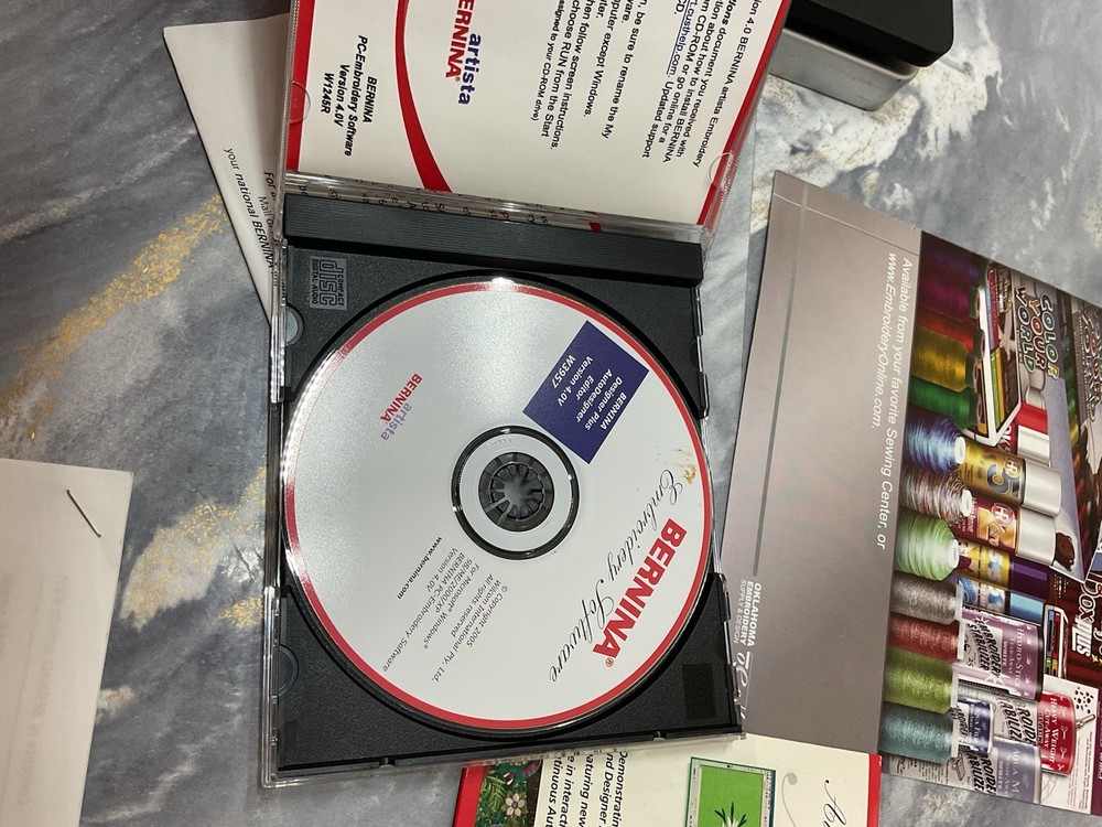 Bernina Embroidery Software CD And Manuals Version 4