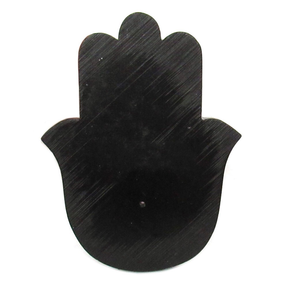 Hamsa Incense Burner (Black and Gold)