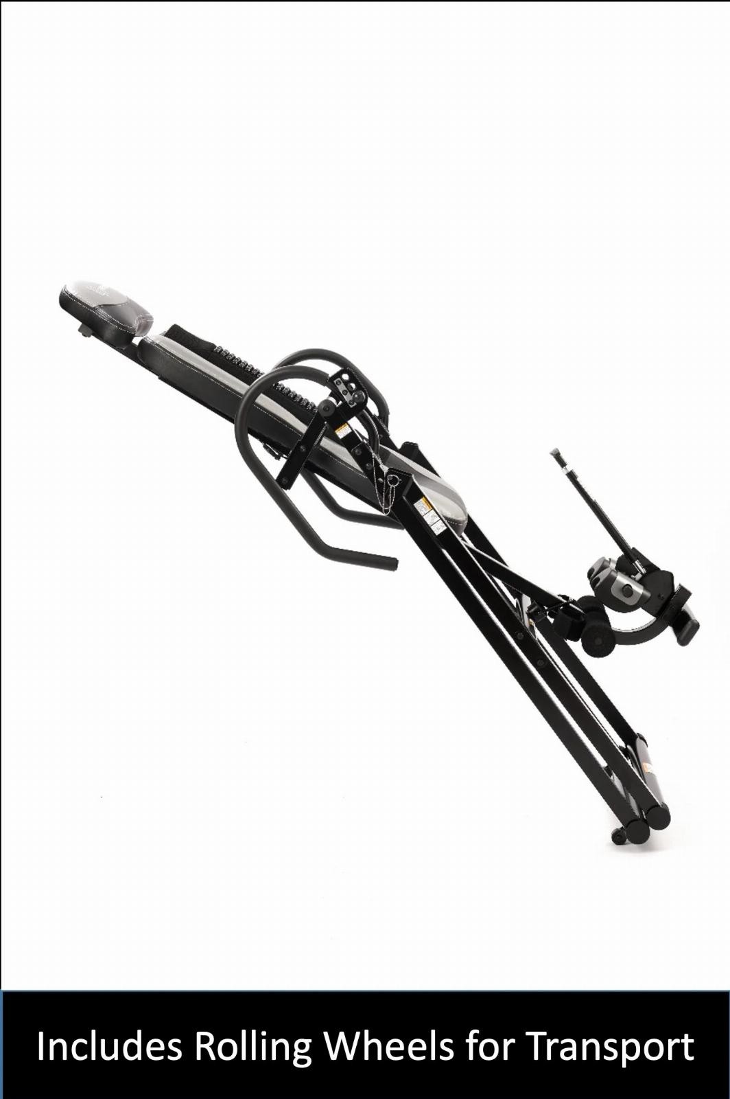 Inversion Table For Back Pain Relief W/ Adjustable Angles & Lumbar Pad Foldable