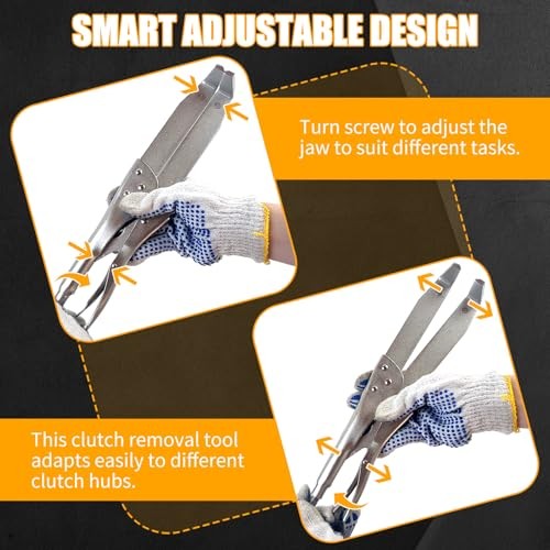 Clutch Holding Tool, Adjustable Spanner Wrench for Clutch Hub, Variator &