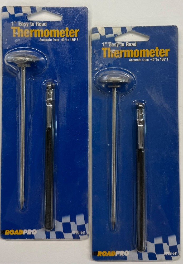 2/$19.99 RoadPro 1" Easy To Read Thermometer (RPCO-841)