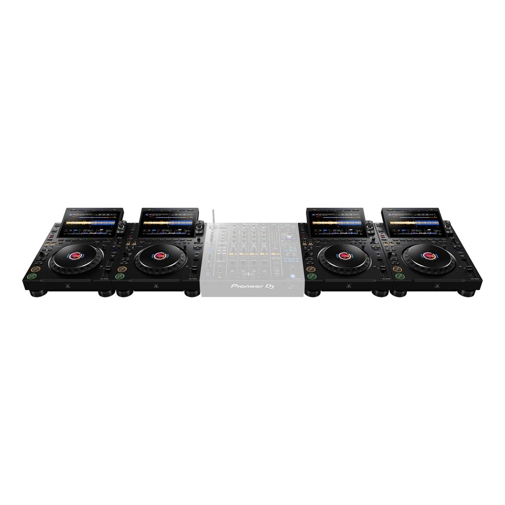 AlphaTheta CDJ-3000X Flagship DJ Player 2-Pack with Hard Cases