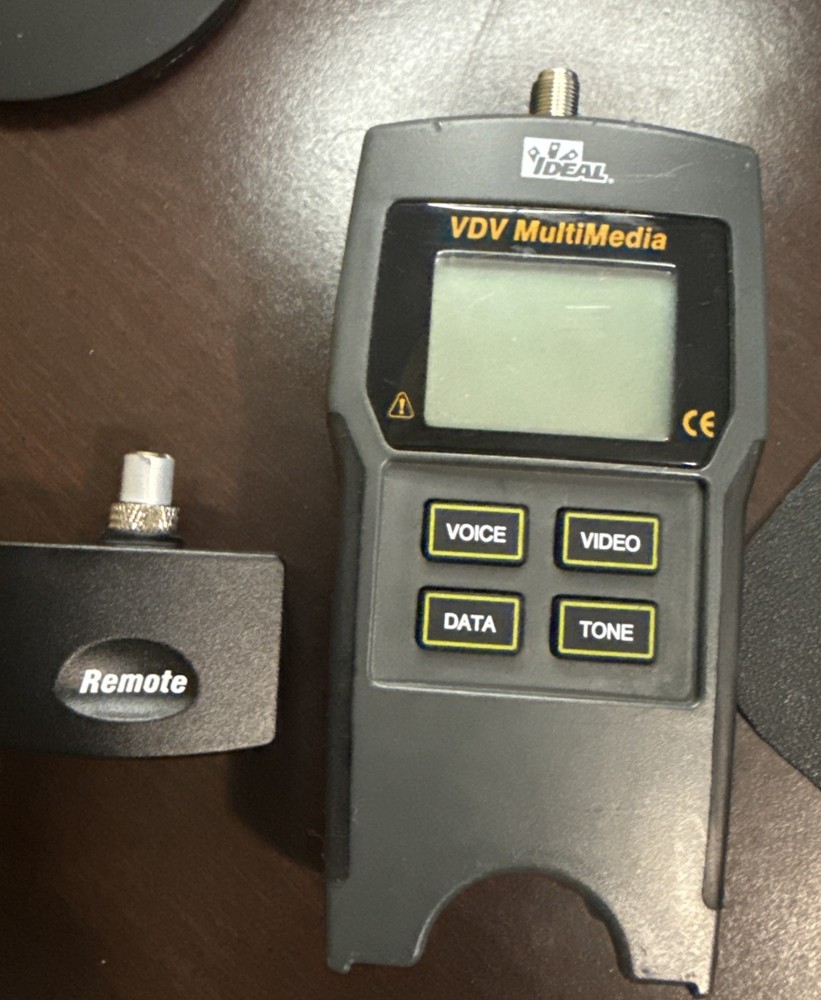 IDEAL 33-856 Multimedia Cable Tester 2NV58