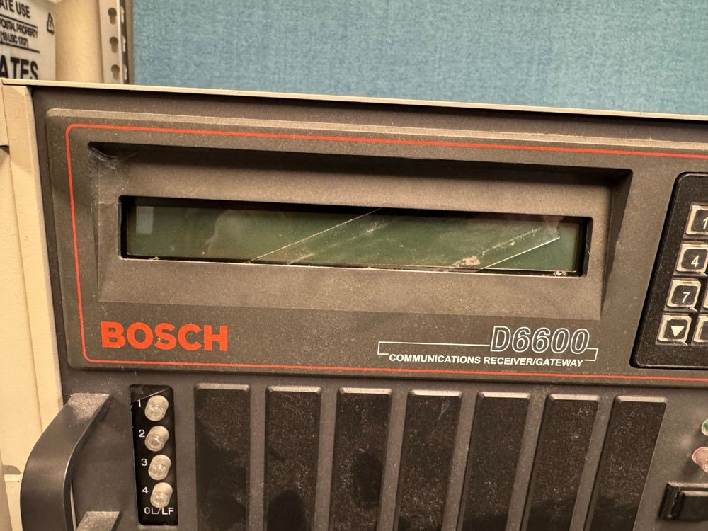 Bosch D6600 Communications Receiver Gateway Fire Security Hub Power Tested