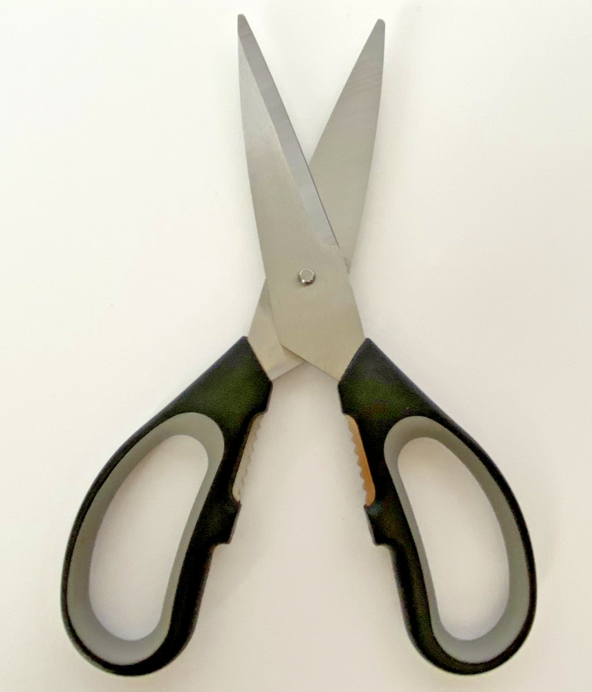 Kitchen Scissors & Knife Sharpener Set Stainless Steel Shears Non -Slip Handle