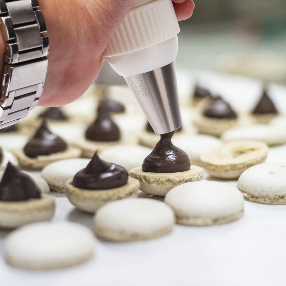 Round Piping Tip Macaron Cake Cookie Decorating Plain Tube Set Kit Tool 9 PCS