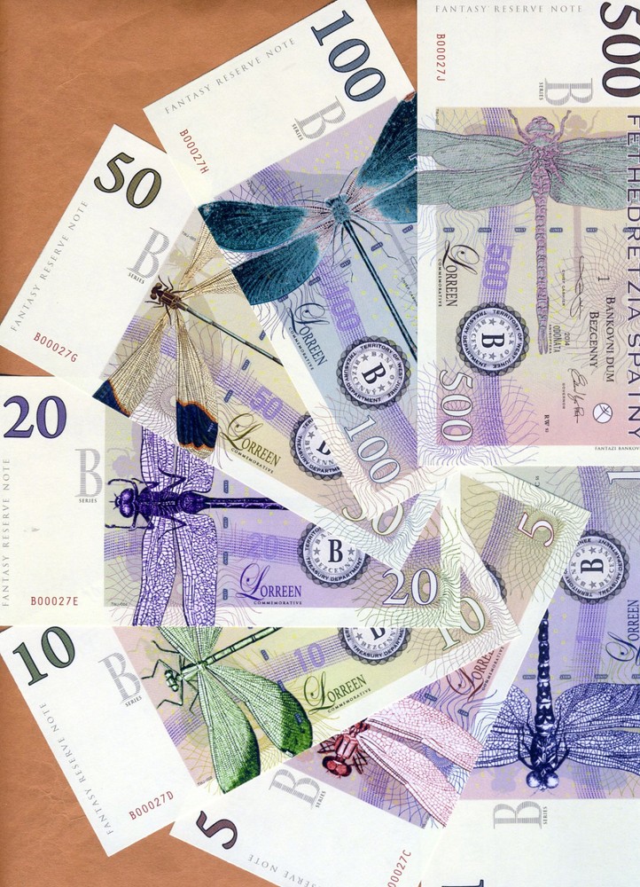 SET, West Junee, 2014, 7 banknotes, Private Limited Issue