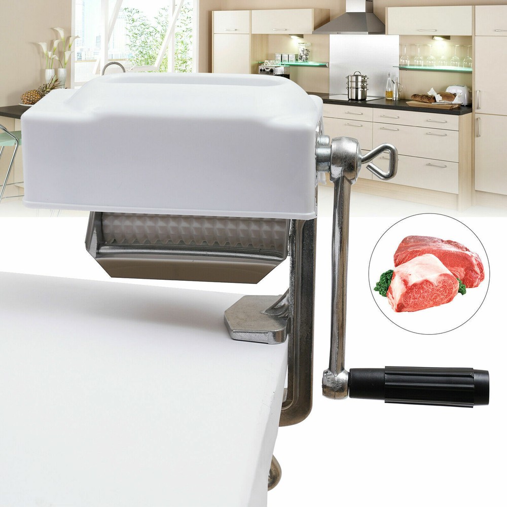 Heavy-Duty Meat Tenderizer Cuber - Easy Clamp-On Steak Tool for Kitchen