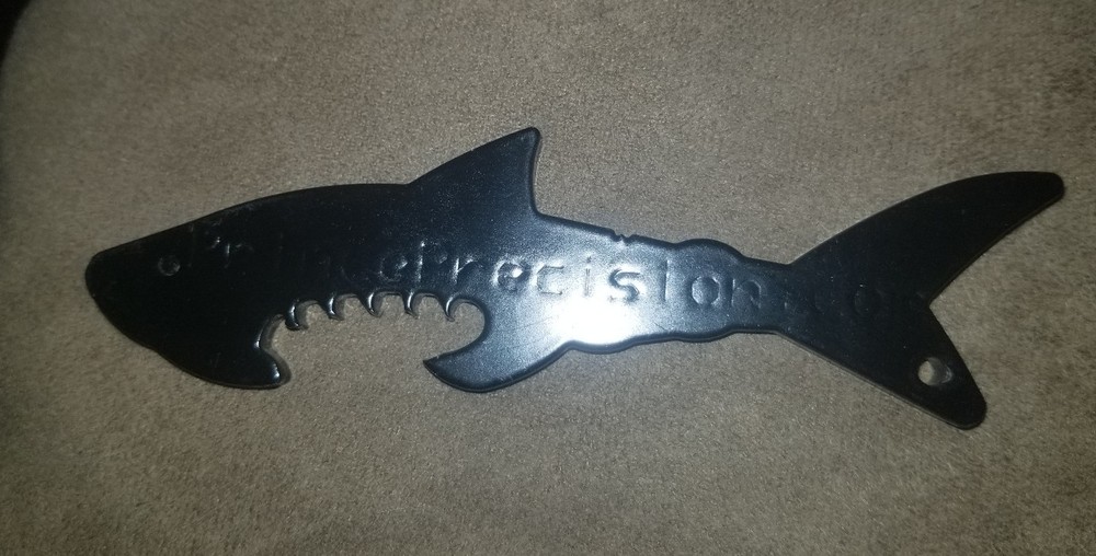 Prince Precision Plasma Cut Shark Beer Opener