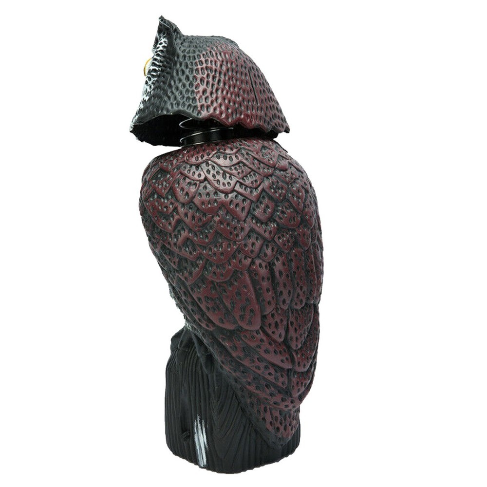 Realistic Rotating Head Owl Decoy For Pest Control