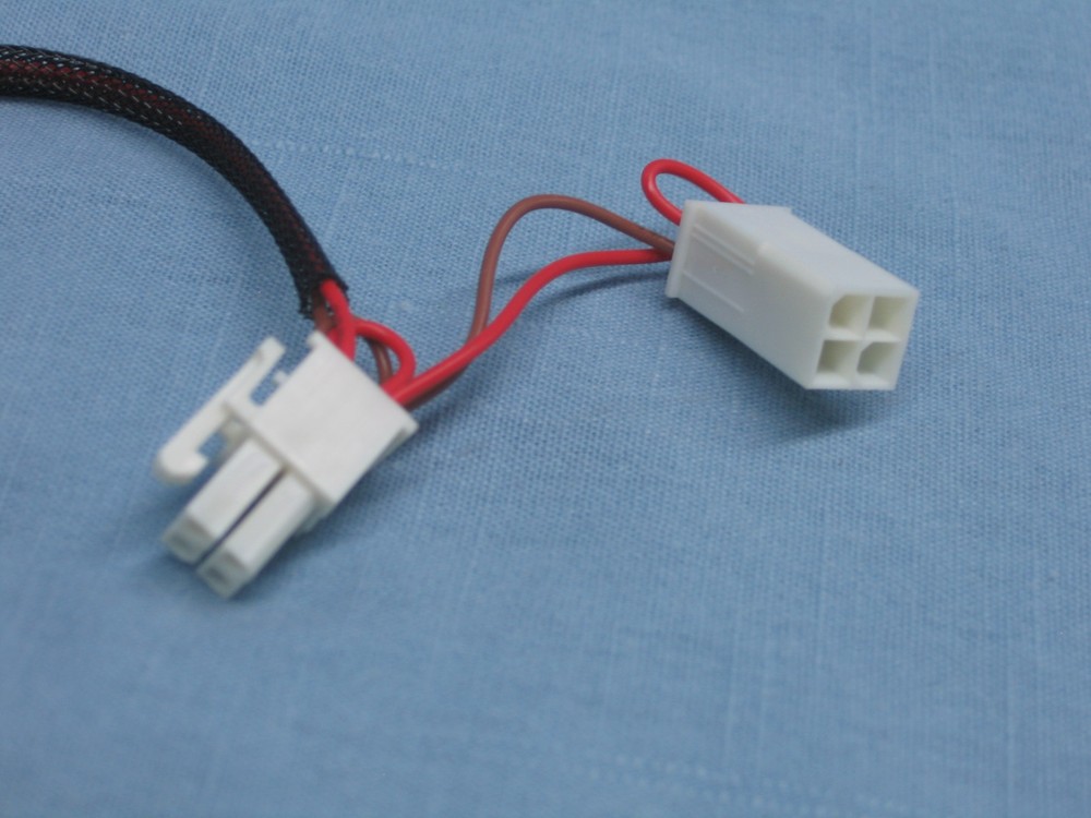 XBOX 360 12V Cooling Fan Speed Modification Cable -- 4 Prong Plug