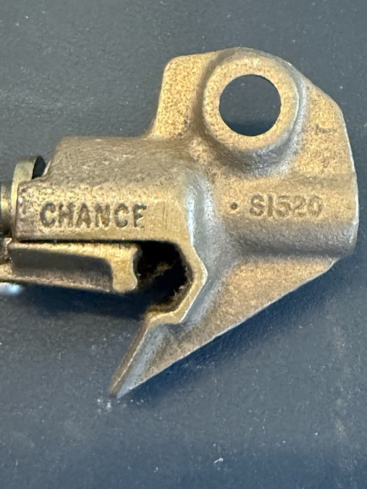 Vintage Chance Scaffold Safety Hook 2/0 STR Quick Release Rigging Tool